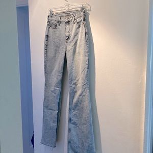 High rise light blue flare jeans. Size 2